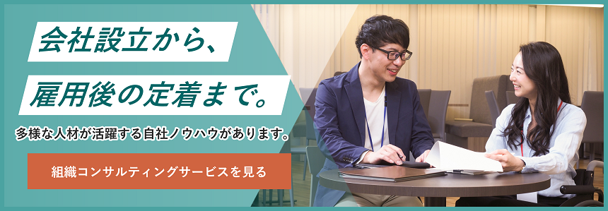 パーソルダイバースの障害者雇用のコンサルティングサービスを見る。